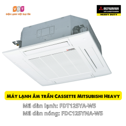 Máy lạnh âm trần Mitsubishi Heavy Inverter FDT125YA-W5 5HP 1 pha R32