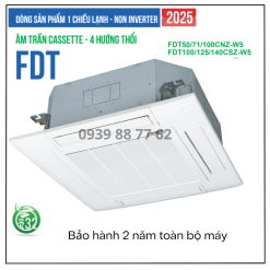Ưu điểm nổi bật của máy lạnh âm trần Mitsubishi Heavy FDT125CSZ-W5