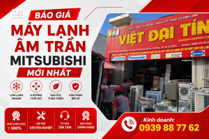 Báo Giá Máy Lạnh Âm Trần Mitsubishi