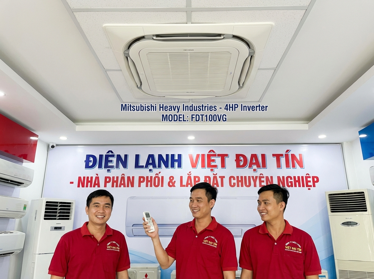 máy lạnh âm trần Mitsubishi 4HP